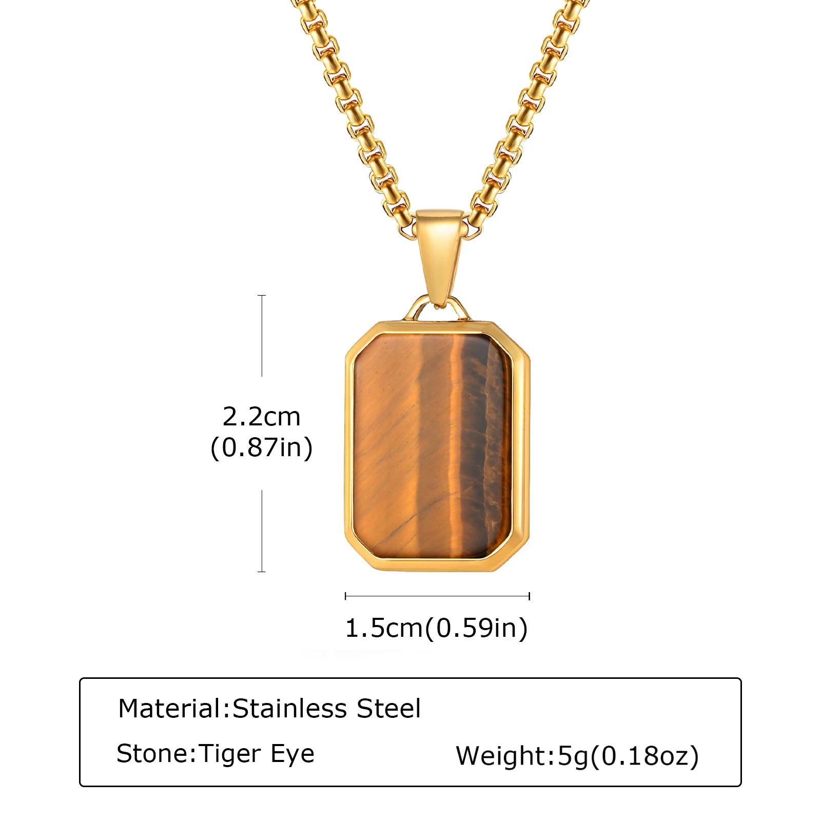 Collar Colgante Piedra Natural