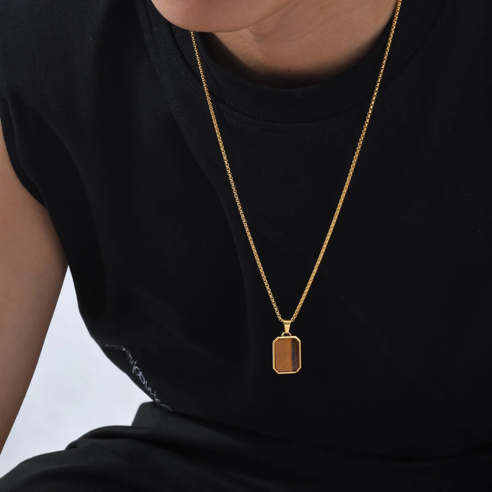Collar Colgante Piedra Natural